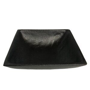 Black Cast Iron Square Bowl 6" x 6" 47 & Main